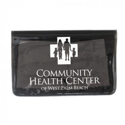 Logo Imprinted Stay Clean First Aid Kit - 10 Piece - Black