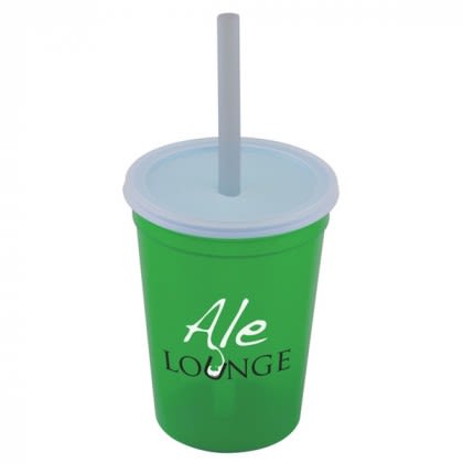 Stadium Cup-Lid-Straw-16 oz