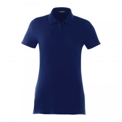 Custom Women's Acadia SS Polo Vintage Navy