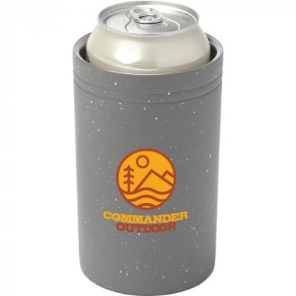 Company Branded 11 oz Tumblers | Speckled Sherpa 11 oz Vacuum Tumbler | Promotional Tumblers - Gray