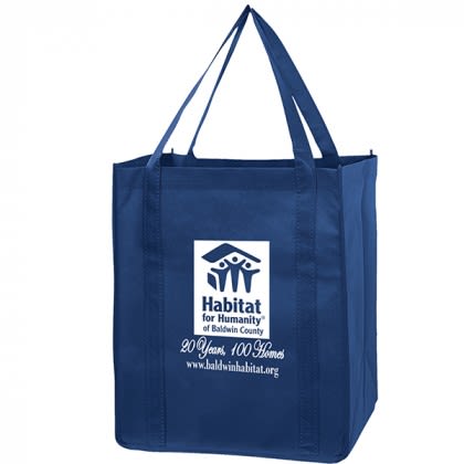 Recession Buster Grocery Bag with Insert - Navy