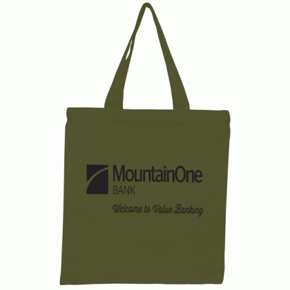 Colorful Economical Tote Bag- Army Green