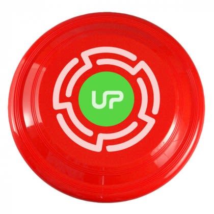 Eco-Friendly Promotional Flying Disc Toy with Company Logo - Red