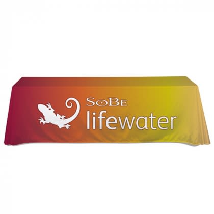 Large Table Throw with Logo - 8 ft