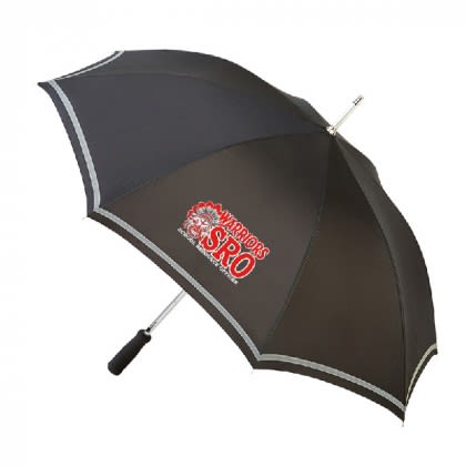 Custom Printed Safety Umbrella with optic reflector strips