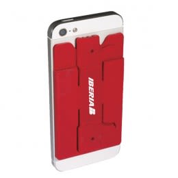 Quik-Snap Thumbs-Up Cell Phone Pocket Stand Red