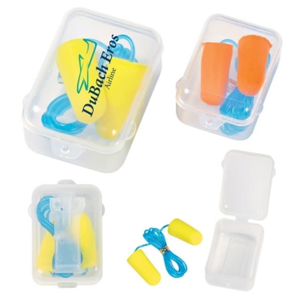 Custom Printed Ear Plugs with Case