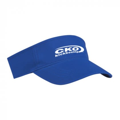 Royal Blue Polypropylene Velcro Visor Custom Logo