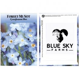 Personalized Forget-Me-Not Seed Packets 