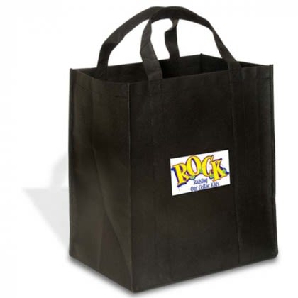 Full Color Imprinted Heavy Duty Enviro-Shopper black
