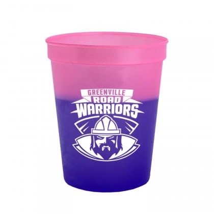 Cool Color 16 oz Change Cup Customized Pink to Violet