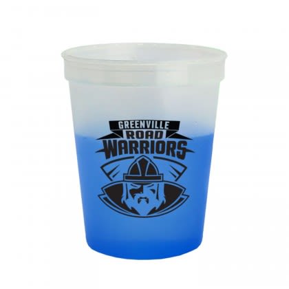 Cool Color 16 oz Change Cup Customized Frost to Blue