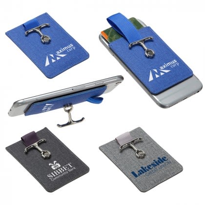 Logo Printed Anchor Phone Wallet and Stand