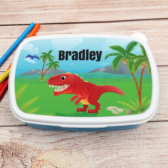 Dino Bento Box For Kids Custom | School Supplies Gift For Lunch