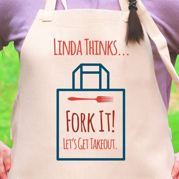 Fork It Personalized Kitchen Apron | Custom Kitchen Accessories Funny Apron