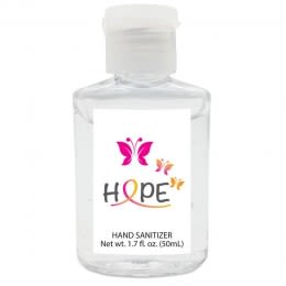 Promo Gel Sanitizer in Square Bottle 1.7 oz.