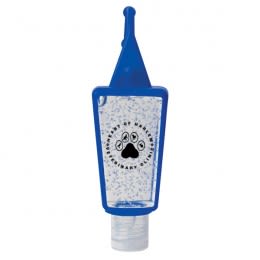 Blue Hand Sanitizer Silicone Loop Custom Logo