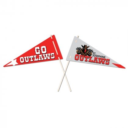 Flexible Plastic Pennant - 7" x 16"