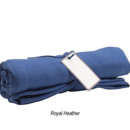 Pro-Weave Custom Sweatshirt Stadium Blankets - Royal Heather