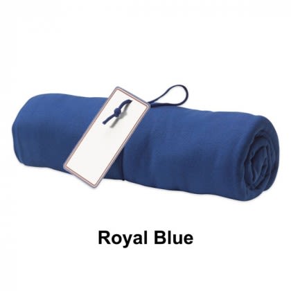 Pro-Weave Sweatshirt Blanket Throw - Royal Blue