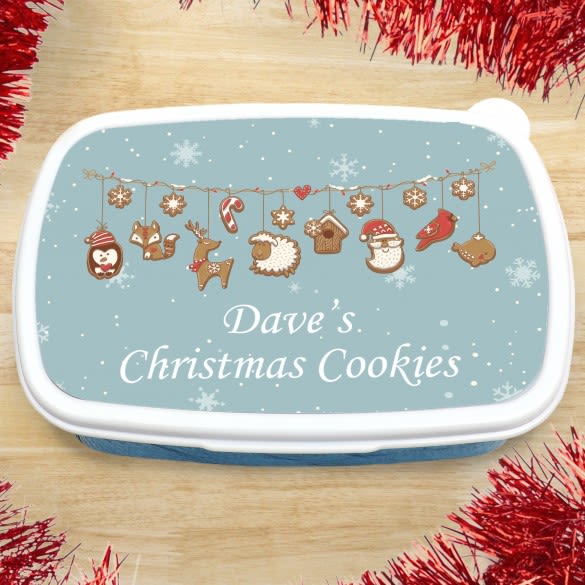 Christmas Garland Cookie Box | Gift For Christmas Goody Box