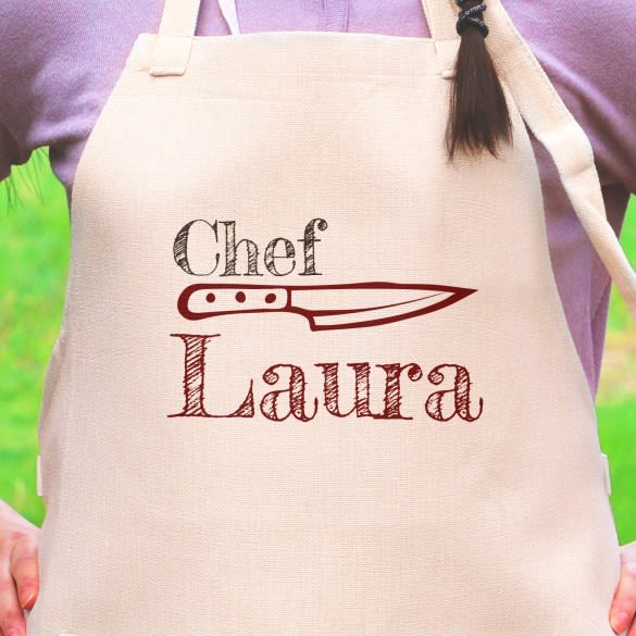 Master Chef Customized Apron | Personalized Apron for Him | Customized Chef Apron