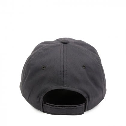 Custom Unstructured Brushed Twill Solid Back Cap - back view