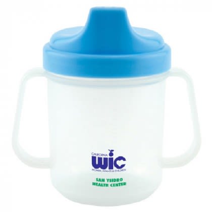 Non-Spill Baby Cup 7 oz. Customized Blue