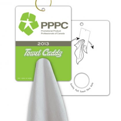 Caddy Card Custom Golf Towel Holders | Promotional Golf Items