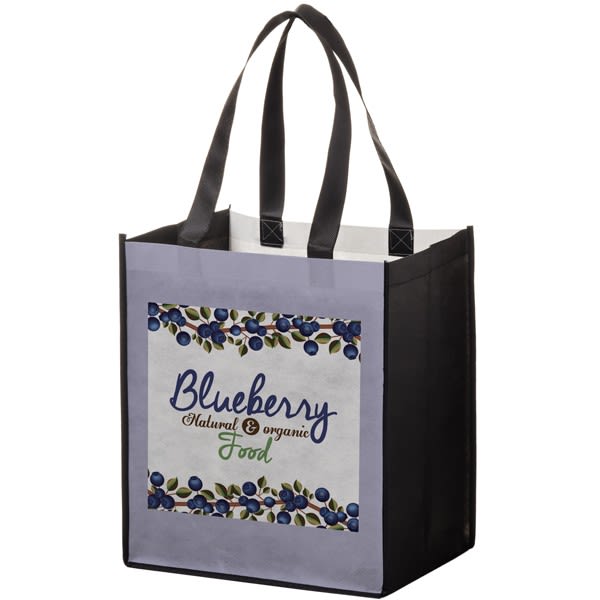 Personalized Tall P.E.T. Non-Woven Sublimated Grocery Bag