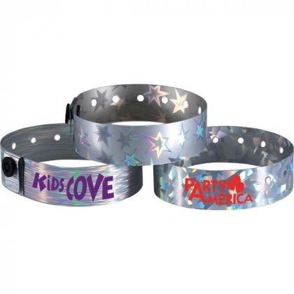 Metallic Plastic Wristband