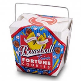 Baseball Trivia Cookie Pail Promotional Custom Imprinted With Logo