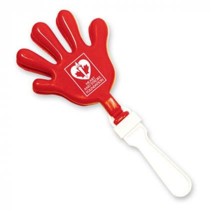 Red Hand Shaped Promotional Clacker | Promo Hand Clackers Wholesale Red Hand Shaped Promotional Clacker | Promo Hand Clackers Wholesale
