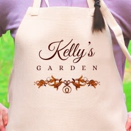 Gardening Apron Customized Gift | Personalized Gardening Accessory