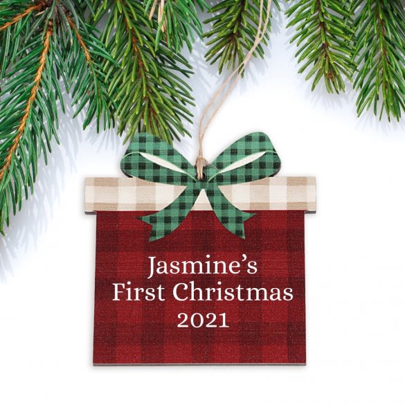 Personalized Christmas Tree Gift Box