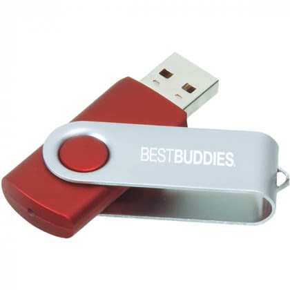 Rotate Flash Drive-4 GB - Red