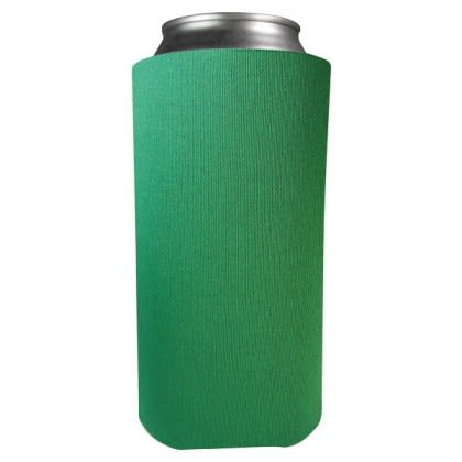 Imprinted Tall Boy Coolie - 16 oz - Kelly green