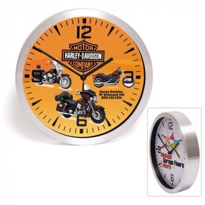 Metal Wall Clock -10 Inch-Full Color
