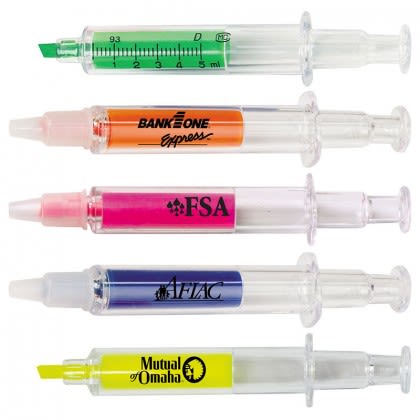 Syringe Shaped Highlighter