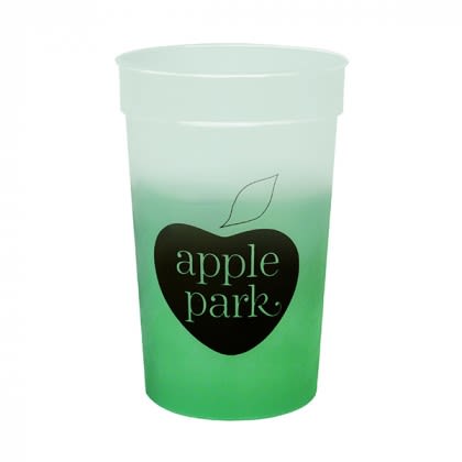 Mood Stadium Cup 22 oz. with Imprint - Frosted/green
