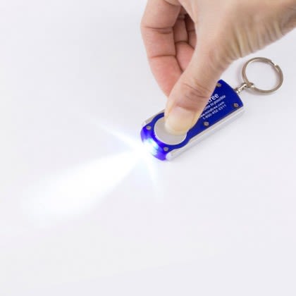 Engraved "Voyager" Slim Keyholder Keylight Light