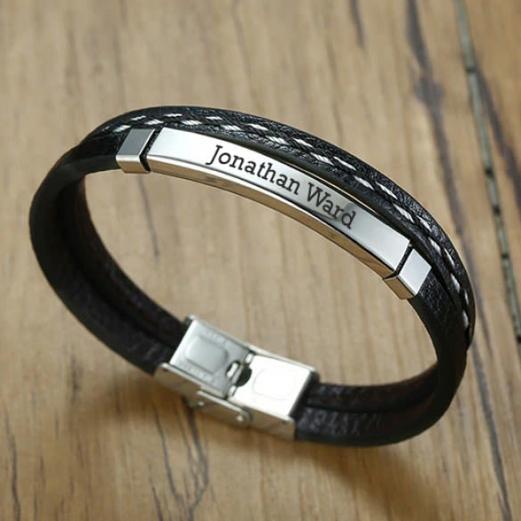 Personalized Engraved Bracelets for Men | Custom Jewelry for Men