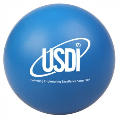 Blue Round Stress Ball