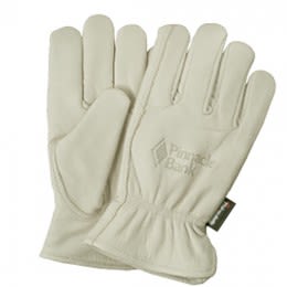 Winter Lined Buffalo Leather Gloves-Light Tan