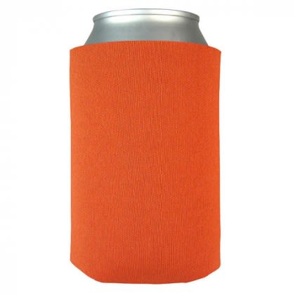 Best Custom Coolie Open Cell Foam| Promotional Koozies - Texas Orange