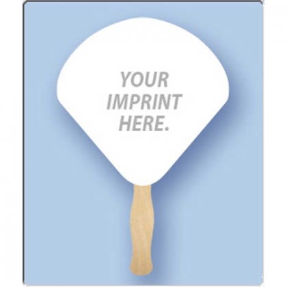 Shell Hand Fan Promotional Custom Imprinted With Logo