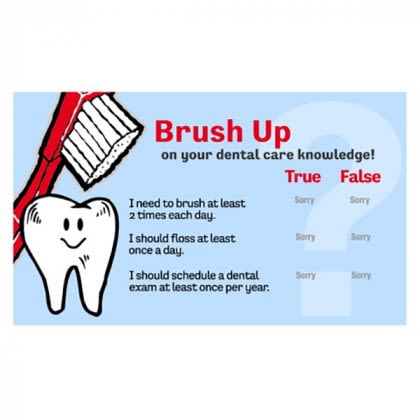 Dentist Scratch-N-Win Card - Medium