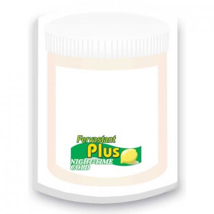 Adhesive Die Cut Notepad - Cylinder 4 x 3 50 Sheet Pad Promotional Custom Imprinted With Logo Adhesive Die Cut Notepad - Cylinder 4 x 3 50 Sheet Pad Promotional Custom Imprinted With Logo