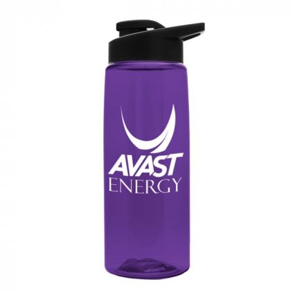 Custom Tritan Flair Bottle with Sip Lid 26 oz. violet