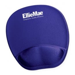 Blue Customized Memory Foam Mouse Mat | Mouse Pad Promotional Items